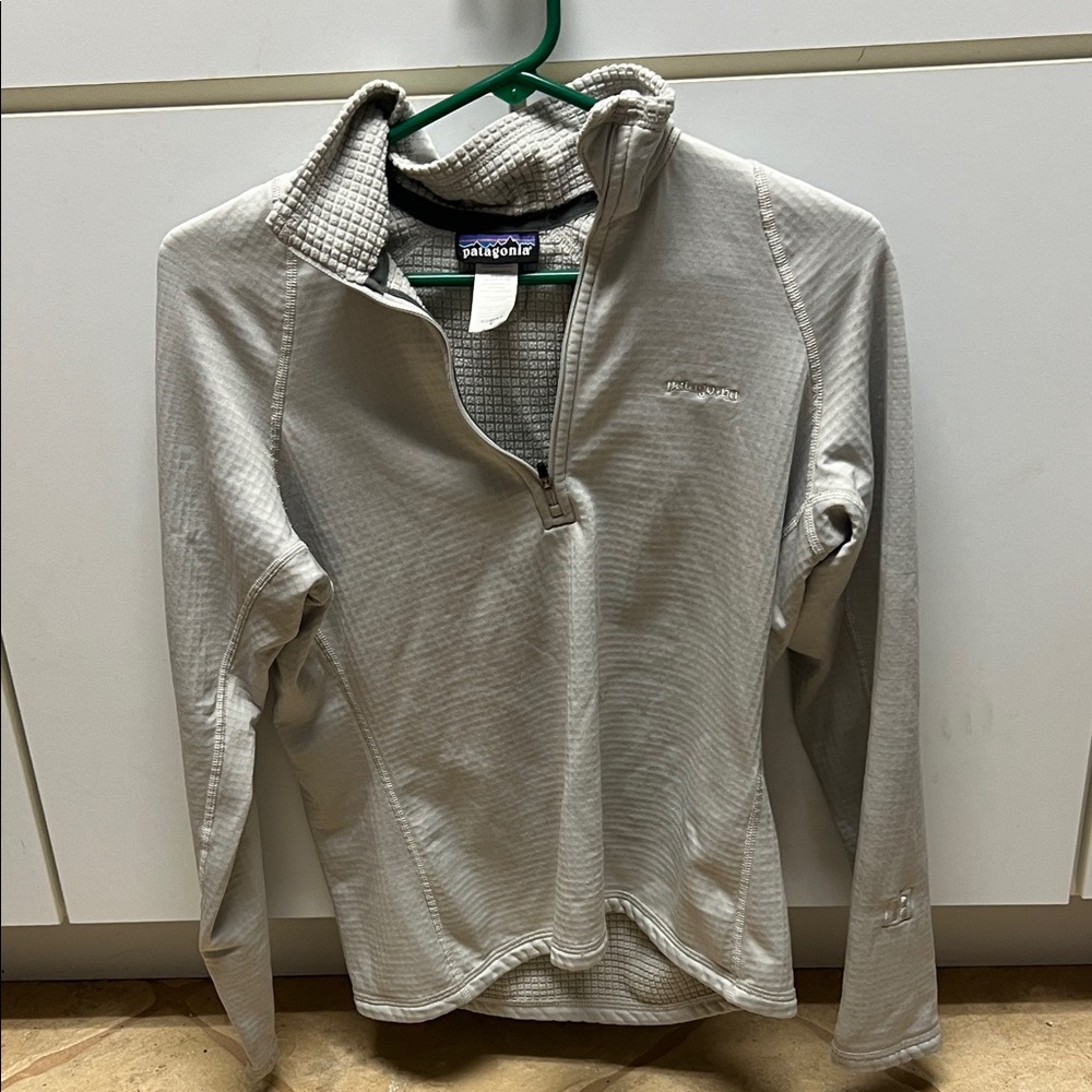 Patagonia Light Neutral Waffle-Knit Women's Quarter-Zip